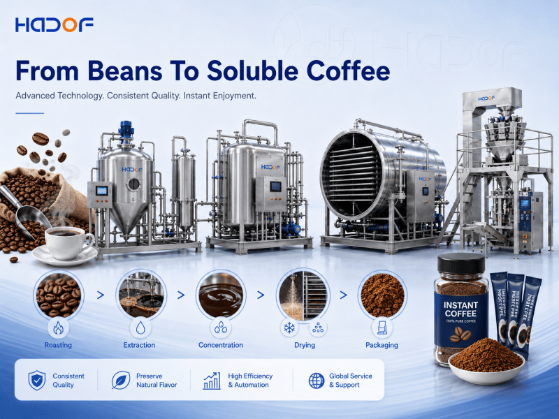 An Instant Coffee Production Line