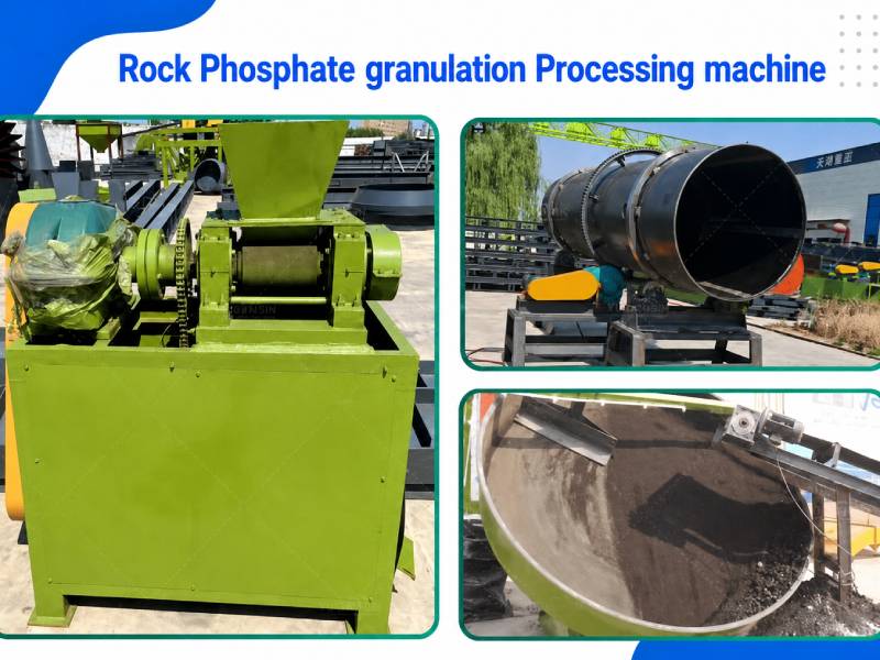 Phosphate rock granulation equipment